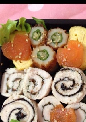 オクラ入りちくわのポン酢がけ☆-レシピのメイン写真