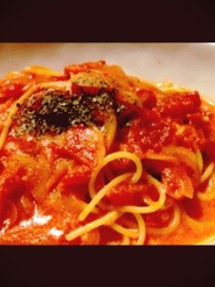 トマトとモッツァレラのパスタ♡-レシピのメイン写真