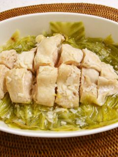 キャベツと鶏むね肉のレンジ蒸し-レシピのメイン写真