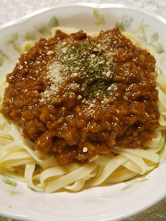 美味!ミートカレーのパスタ-レシピのメイン写真