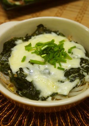 わかめともやしのヘルシーチーズ焼き-レシピのメイン写真