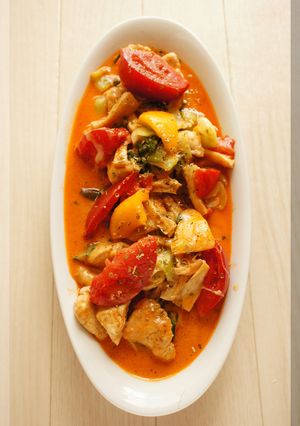 * チキン＆トマトのイタリアン炒め♪-レシピのメイン写真