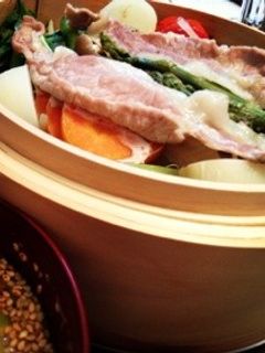 つけ麺風蒸し焼きそば☆野菜炒めをリメイク-レシピのメイン写真