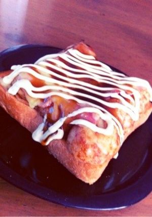 B級!たこ焼きたっぷりオープンサンド✨-レシピのメイン写真
