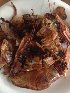 海老の仕込みと殻焼きせんべい-レシピのメイン写真