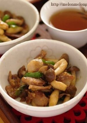 甘麹と醤油で、簡単ぶたしめじ炒め-レシピのメイン写真