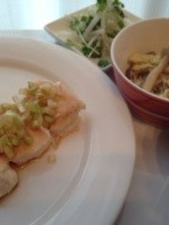 ç³–è³ªã‚ªãƒ•ã®é¶èƒ¸è‚‰ã®ãƒã‚®ã‚½ãƒ¼ã‚¹-ãƒ¬ã‚·ãƒ”ã®ãƒ¡ã‚¤ãƒ³å†™çœŸ