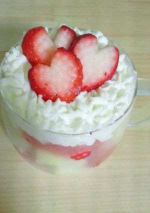 いちごハートのトライフル…☆☆-レシピのメイン写真