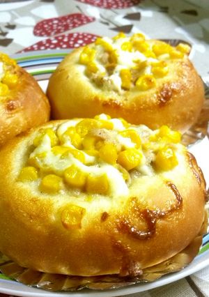 ツナマヨコーンパン-レシピのメイン写真