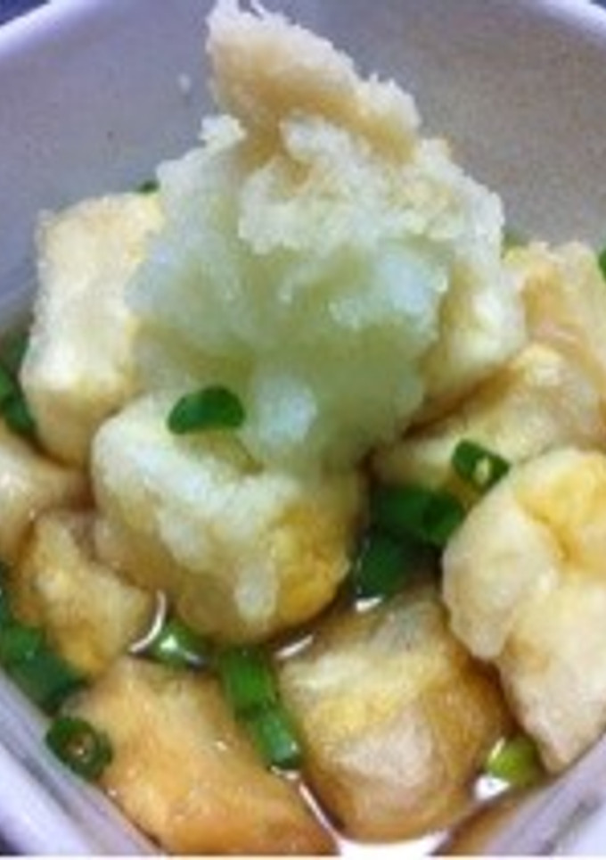 簡単！かわいい一口サイズの揚げ出し豆腐-レシピのメイン写真