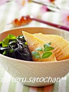 春の声が?♪筍とワカメの炊いたん-レシピのメイン写真