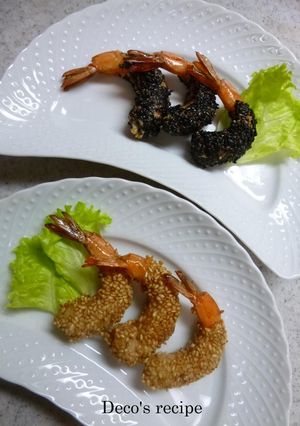 海老のごま衣フライ♪-レシピのメイン写真