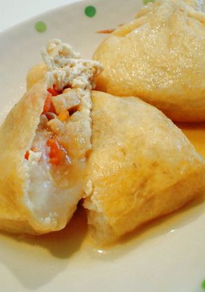 簡単♪すりおろし長芋のふわとろ袋煮-レシピのメイン写真