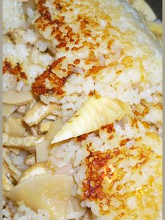 主婦キラー登場!めんつゆでたけのこご飯!-レシピのメイン写真