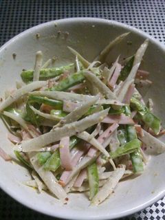 きぬさやとごぼうのサラダ-レシピのメイン写真