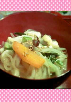 讃岐より☆子供が喜ぶ野菜たっぷりうどん汁-レシピのメイン写真