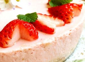 ひな祭り！絶品❤苺レアチーズケーキ-レシピのメイン写真