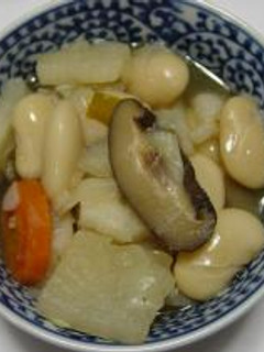 白いんげん豆と野菜の和風滋味スープ-レシピのメイン写真