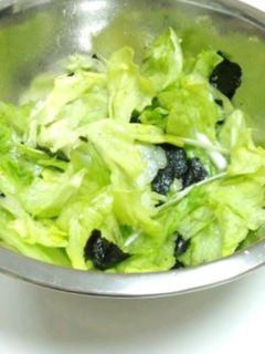 レタスと海苔の韓国風サラダ☆-レシピのメイン写真