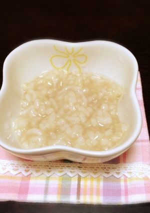 【離乳食】お茶粥-レシピのメイン写真