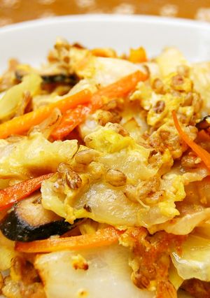食感が楽しい★もち麦野菜炒め♪-レシピのメイン写真