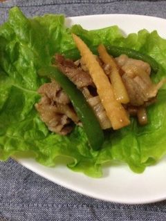 簡単☆筍・焼肉のたれで☆チンジャオロース-レシピのメイン写真