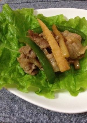 簡単☆筍・焼肉のたれで☆チンジャオロース-レシピのメイン写真