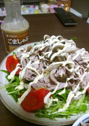 野菜をもりもり食べよう！冷しゃぶサラダ-レシピのメイン写真