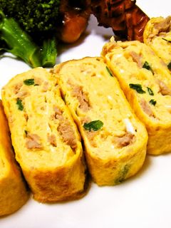お弁当に♡ツナとネギの卵焼き♡-レシピのメイン写真