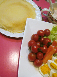 みんなでわいわいクレープの手巻き野菜-レシピのメイン写真