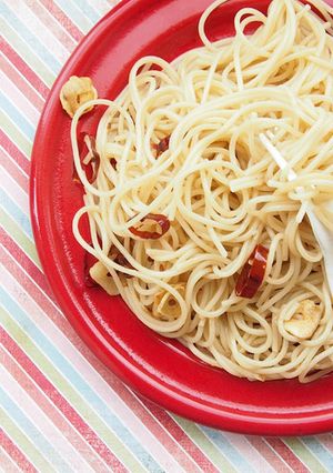 大盛りで食べたい！ペペロンチーノ-レシピのメイン写真