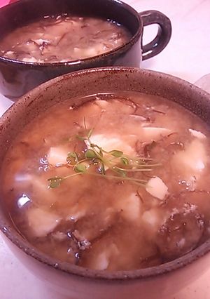 もずくのお味噌汁～いつもと違った風味♪～-レシピのメイン写真