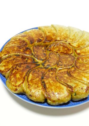皮から手作り*大葉入り 粗挽き餃子♪-レシピのメイン写真