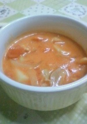 トマトのクリーミースープ-レシピのメイン写真