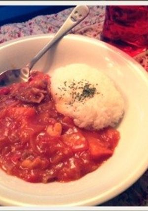 トマト缶で簡単ハヤシライス♫-レシピのメイン写真