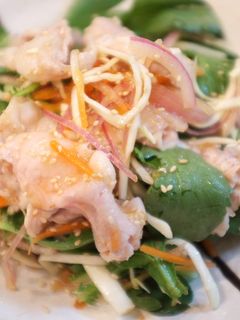 豚しゃぶサラダ☆梅ドレッシング♪-レシピのメイン写真