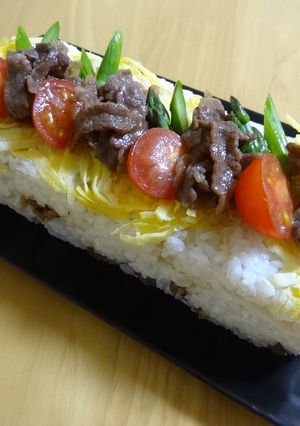 ごちそうギュウギュウ寿司-レシピのメイン写真