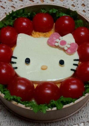 キティちゃんオムライス-レシピのメイン写真