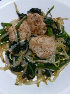 肉団子の野菜炒め-レシピのメイン写真
