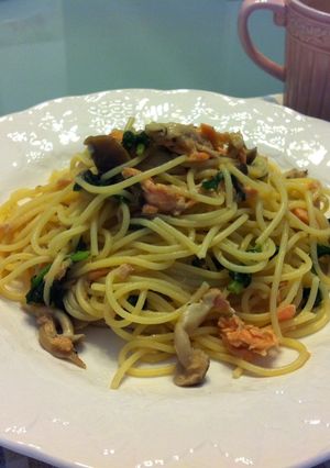 大根葉の和風パスタ-レシピのメイン写真