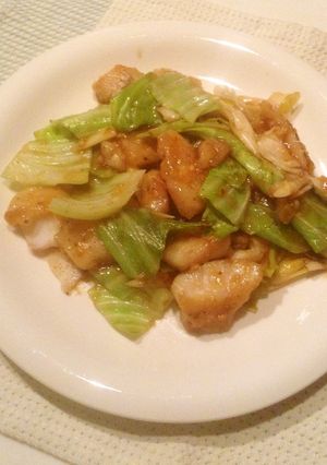 タラと春キャベツのオイスターソース煮-レシピのメイン写真