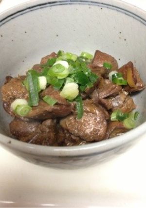鳥レバーの甘辛煮-レシピのメイン写真