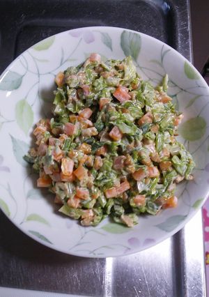 キャベツと人参の納豆あえ-レシピのメイン写真