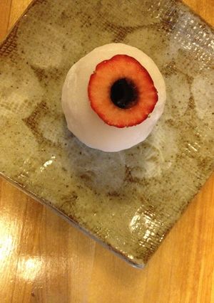 [減塩][ベジ] 目玉おやじの苺大福-レシピのメイン写真