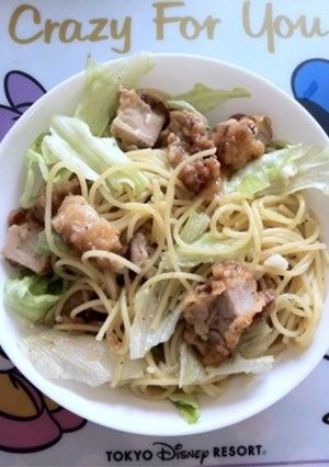 唐揚げのしょうゆ糀パスタ-レシピのメイン写真