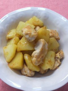 鶏ささみとじゃがいものバターポン酢炒め-レシピのメイン写真