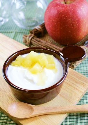 ☸りんごレンチン♪ヨーグルト☸-レシピのメイン写真