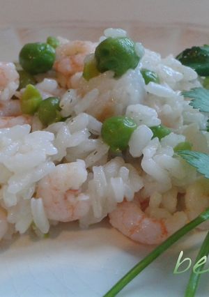 簡単☆春のグリーンピースと小エビのご飯-レシピのメイン写真