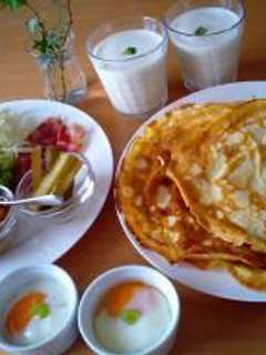 休日の朝食に♪おかずクレープ-レシピのメイン写真