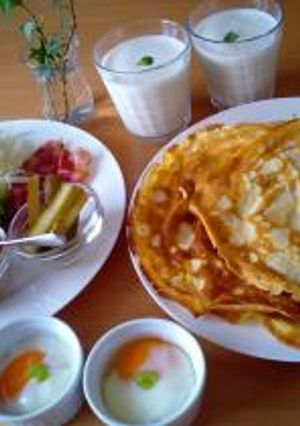 休日の朝食に♪おかずクレープ-レシピのメイン写真